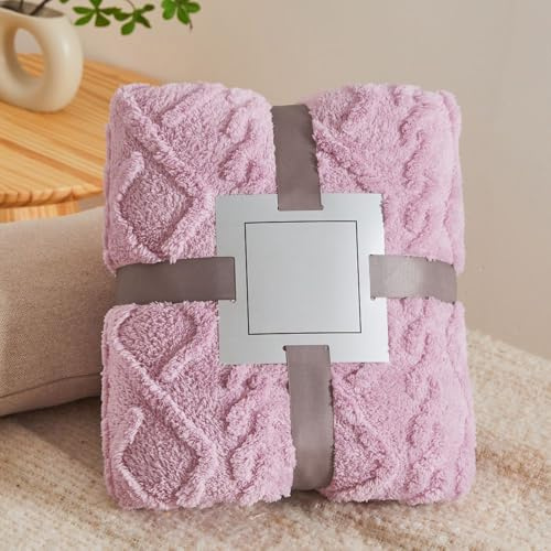 bechoanigel Coperta Pile, 150x200 cm Plaid Divano, Coperta Pile Divano, Coperta Calda Invernale, Coperta Morbida Pelosa per Letto, Divano, Ufficio (Fagioli Rossi)