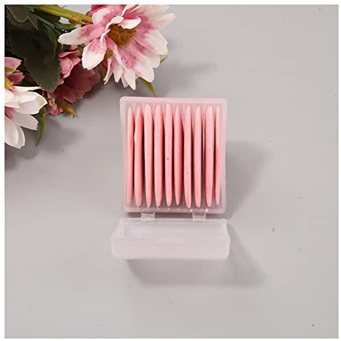 SHUOCONG 10Pcs Colorful Erasable Tailors Chalk Fabric Sewing Marker Clothing Pattern DIY Needlework Accessories Tool(Pink)