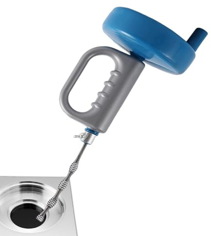 Taladro de drenaje, émbolo de depilación, fontanería de serpiente, para fregadero de cocina, bañera, ducha, baño, tubería obstruida, hogar, limpieza potente
