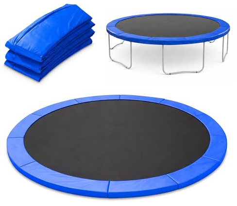 JUNIERS Trampolin Randabdeckung, Ø 244 305 366 396 427 cm, Federabdeckung, Randschutz, Sicherheitsmatte, UV-resistent, reißfestes Trampolinzubehör, Standardgröße