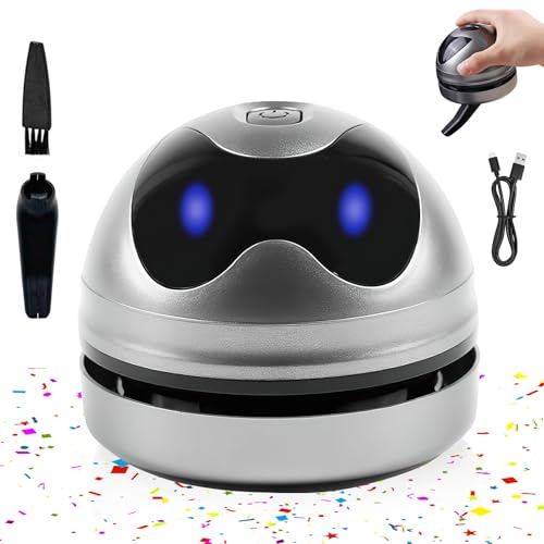 Fancysky Tischstaubsauger, Tischsauger, Mini Staubsauger, Tischstaubsauger Mini, Zubehör Gadgets für Gaming, Schreibtisch, PC, Büro, Inklusive Ladekabel, Coole Gadgets (B)