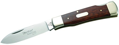 Solingen Hartkopf 323910 Taschenmesser, 1.4110-Stahl, Schlangenholz, Neusilberbacken