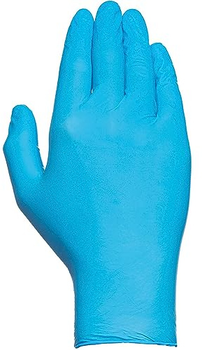 CAJA 100 GUANTES DESECHABLES ECO. NITRILO SIN POLVO TALLA L JUBA