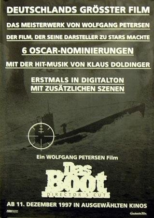 Das Boot: Director`s Cut: Teaser (1997) | original Filmplakat, Poster [Din A1, 59 x 84 cm]