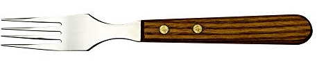 Rockingham Forge 940FK stekgaffel, rostfritt stål, trä