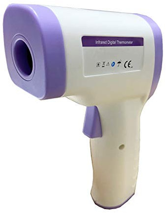 Infrared Forehead Thermometer for Adults, No Touch Thermometer Suitable for Baby Indoor and Outdoor Use with Instant Read Non-Contact Thermometer for Fever, LCD Digital Body Thermometer HTUK®
