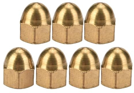 Hutmuttern Sechskant, Eichel-Sechskantmutter, Messing-Innengewindebolzen, Abdeckung, Hutmuttern für Fahrzeugbefestigungen, Schutz Im Innen- und Außenbereich (M3(20PCS))