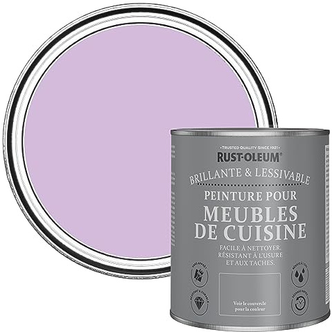 Rust-Oleum Purple Kitchen Cupboard Paint in Gloss Finish - Violet Macaroon 750ml