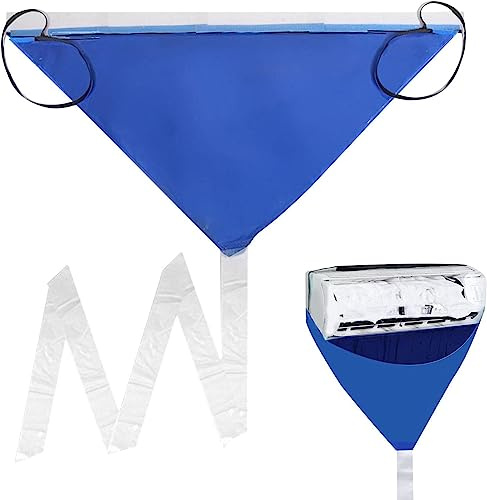 Sac De Couverture De Nettoyage De Climatisation Fendue, Sac De Service De Lavage De Climatiseur Mural, Couverture De Lavage AC, Protecteur De Nettoyage De Poussière