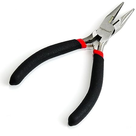 INGDAUM® Pinze a becco 5 con lama dritta, per inserire, piegare e tagliare in modo sicuro venature e fili anche in posizioni difficili