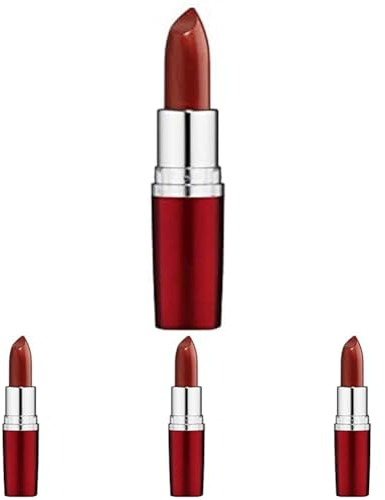 MAYBELLINE New York Feuchtigkeitsspendender Lippenstift mit pflegenden Ölen, Cremige Textur mit Collagen und Jojoba-Öl, Moisture Extreme, Nr. 585 Indian Rot, 5 g (4er Pack)