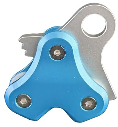 Baoblaze Scuba Diving Pulley Tauchseil Retractor Freies Tauchen Boje Metall Seil Retractor für Schwimmen Zubehör, Blau