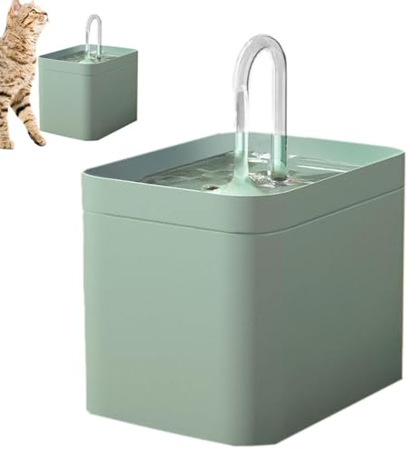 Fravsiu Fuente de Agua Automática para Mascotas | 1.5 L | Gatos, Perros, Pájaros y Otros Animales