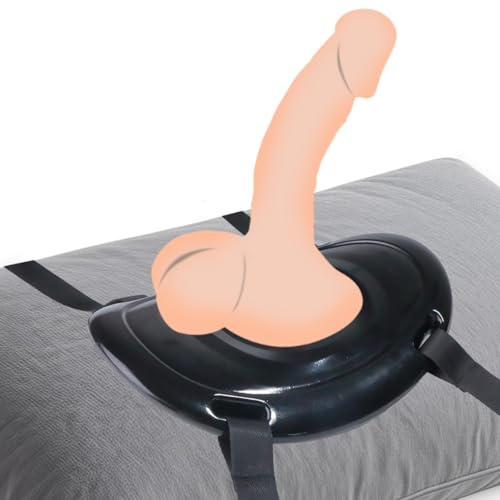 Support de Gode Ventouse, Gode Ceinture avec Sangles Strap On Harnais, Noir | Réglable en Harness, Sex Toys Anal en Forme de Selle Compatible Godemichets pour Femme, Couple, Lesbien de Sexuelle