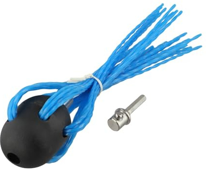 CashMuch Spazzola Clner per stufe a legna da ardere, pellet e tubi in metallo con connettore flessibile Lon Hd e acciaio inossidabile, blu