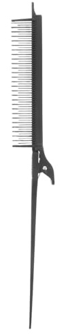 VOSAREA Pettine per Cotonatura e Riflessi Professionale Coda Appuntita Pettine da Parrucchiere Denti Morbidi per Styling Delicato Adatto a Salone e Uso Domestico