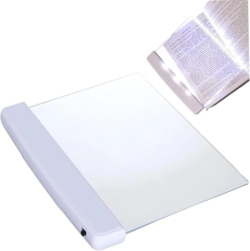 Lampada Da Lettura Per Leggere A Letto, Lampada Portatile Per Leggere Le Pagine, Pannello Led Per Leggeres Le Pagine, Lampada Per La Cura Degli Occhi, Accessorio Per Libri,Portatile,Per La Notte