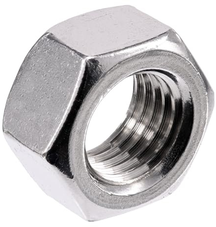 NORMREICH - 50 Stück Sechskantmuttern M10 Edelstahl A4 (V4A) DIN 934 / ISO 4032 – Muttern rostfrei, nichtrostend, INOX, Niro, korrosionsbeständig, säurebeständig