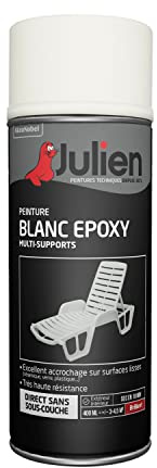 Julien Peinture Aérosol Intérieure et Extérieure - Blanc Epoxy 400ml