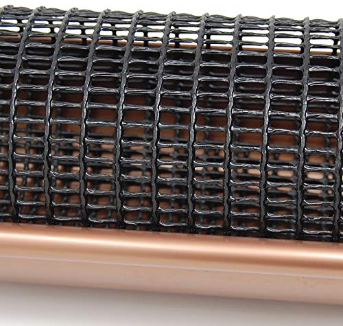 TENAX Rete in Plastica per Grondaie, Levex Tube, 5 Pezzi da 1 m, Nero