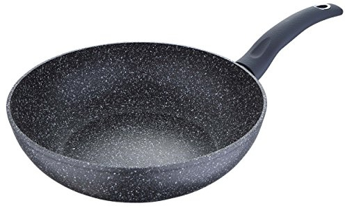 Bergner Q2301 Orion - Orion Wok, Aluminio Forjado, Gris, 28 cm