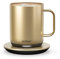 Ember Temperature Control Smart Mug 2-295 ml App-Controlled and Rechargeable Heated Coffee Mug with Intelligent LED Display, 1.5-hr Battery Life and Improved Design, Gold