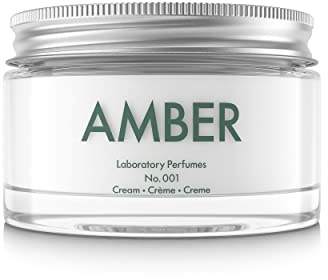 Laboratory Perfumes Amber Body Cream | Rich & Luxurious Hydration | Infused with Amber Fragrance | Moisturising Shea Butter, Jojoba Oil, Rosehip Oil & Vitamin E (200ml)