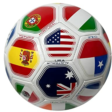 Icon Sports Country Flags Soccer Ball Size 5, World Club National Teams, Flag Soccer Ball #5