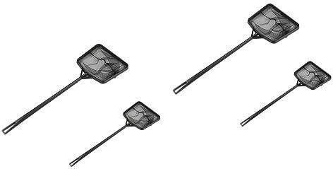 INOOMP 4 Pz Rete Da Pesca Per Acquario Guadini Per La Pesca a Mosca Vasca Per Pesci D'acqua Salata Rete Da Pesca Galleggiante Rete Di Cattura Guadino Rete Di Granchio Abs Pesce Rosso