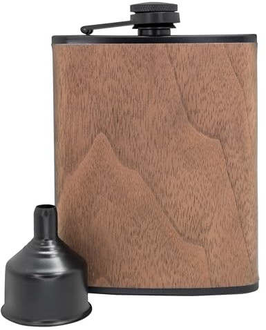 VB VIN BOUQUET FIA 1277 Fiaschetta in acciaio inox design legno 8oz