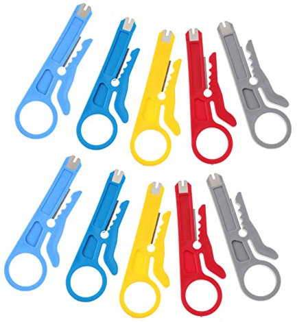 Gadpiparty 45stücke Teiliges Mini Abisolierwerkzeug Tragbare Abisolierzange Für Kabel Drahtschneider Und Crimpzange Geeignet Für Diy Und Professionelle Anwendungen Aus Hochwertigem Und