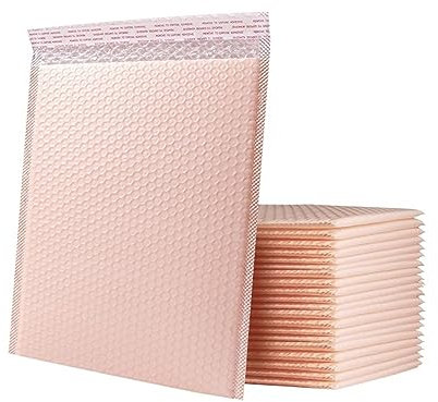 Luftpolsterumschläge, Verpackungsbeutel, Luftpolsterfolie, 50 Stück, for Verpacken von Luftpolsterumschlägen, gepolsterte Verpackungsumschläge, lila/rosa/grün/gelb/schwarz/weiß, Luftpolstertaschen, Ve