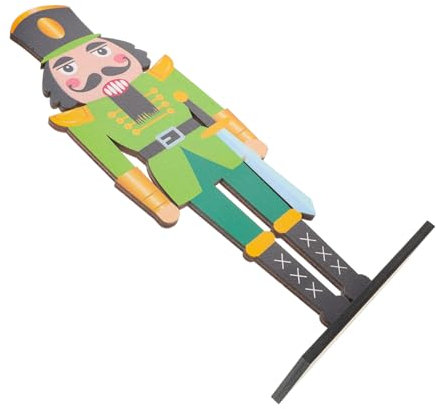 ABOOFAN Wooden Nutcracker Soldier Figure for Christmas Decoration Holiday Party Tabletop Decorations Nutcracker Ornaments