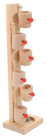 Toyvian Holzspielzeug Murmelbaum Spielzeug Junge Mädchen Motorik Entwicklung Geschicklichkeitsförderndes Kugel-laufspielzeug Mit Spaßigem Murmelabwurf Für Jungen Und Mädchen