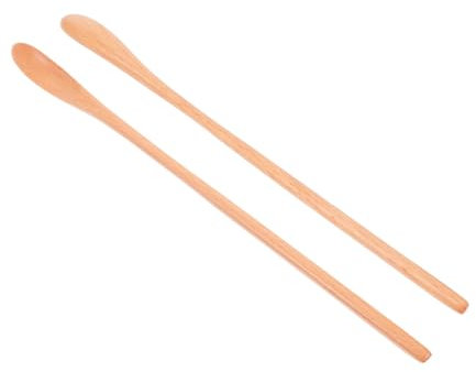 TOPBATHY 2pezzi Cucchiaio in Legno Per Caffè e Utensile Da Cucina Per Mescolare Tè e Zucchero Piccolo e Resistente Per Cucinare e Servire