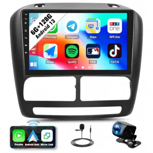 OiLiehu 6+128GB 8 Núcleos Android 13 2 DIN para Fiat Doblo 2010-2015/Opel Combo 2011-2018 CarPlay Android Auto Pantalla Radio Coche 9 Pulgadas Bluetooth GPS FM RDS WiFi SWC DSP/EQ