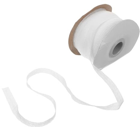 COOPHYA 1rolle Klebefutterstreifen Aus Vliesstoff Lange Einlage Für Bekleidungsprojekte Einfaches Ausrichten Mit Weißer Mittellinie Für Schnelles Und Präzises Nähen Für -näharbeiten