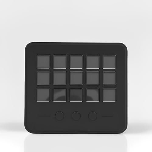 LICAEVEY Stream Controller with 15 LCD Keys, Studio Controller Gaming Keypad, Customizable Macro Deck for OBS, PC, Streaming Workflow & Content Creation