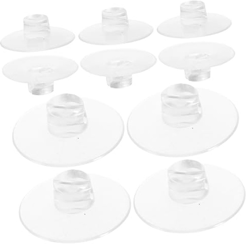 EXAOMBLE Suction Cable Clips 12pcs Silicone Wire Holder for Wall Tile