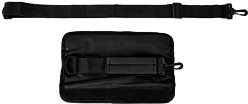 Borsa portacoltelli da golf in nylon mini, custodia da allenamento portatile con tracolla regolabile, capace di contenere 3–5 mazze, leggera e resistente ai graffi, per (Nera)