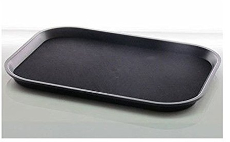 Plateau Anti-dérapant MC, Noir rectangulaire cm 40 x 30