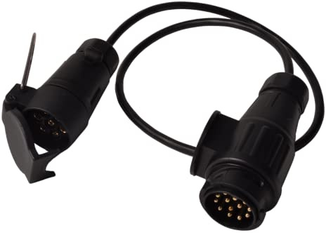 ProPlus 343527 Verlängerungskabel Stecker 13polig auf Kupplung 7polig Länge 80cm | Stecker 13polig, Kupplung 7polig
