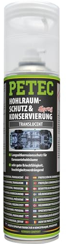 PETEC Hohlraumschutz & Konservierung 500 ML 73550 Transculent Korrosionsschutz