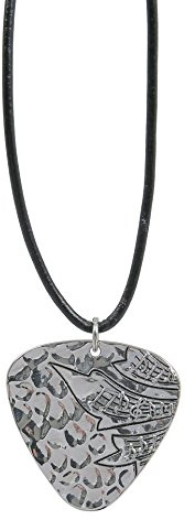 GEWA 980252 Unisex-Anhänger Plektrum inkl. Lederband schw.