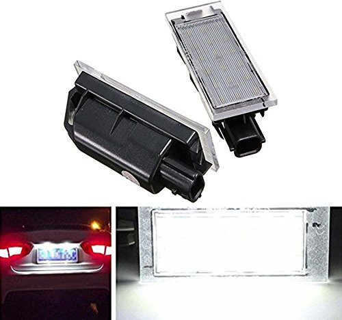 KATUR LED 12V LED Numéro Plaque d'immatriculation Lumière pour R enault T wingo Clio Megane Lagane Car Styling 150