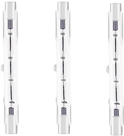 YuZhou 3 PCS 8x78mm J78 R7s Linear Halogen Floodlight Tungsten 120W Double Ended Floodlight Bulbs Tungsten Halogen Bulb Dimmable Security Light Bulb Halogen Lamp Bulb Diall Liner Lamps（Energy Class C