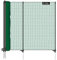 VOSS.farming Begrenzungszaun Classic ohne Strom, 15m, 90cm, 9 Pfähle, 1 Spitze, grün, Kleintiernetz, mobiler Zaun, Gartenzaun, für Garten, Haus, Hof