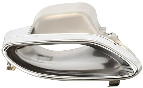 Rear Passenger Side Bumper Trim for Mercedes Benz C300 2015-2020 Primed Tailpipe Cover fits 2054901227 Partslink MB1139102