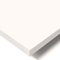 POKAR Tischplatte 2,5 cm Massiv Schreibtischplatte Bürotischplatte für Schreibtisch, Esstisch, Weiß, 200 x 80 x 2,5 cm