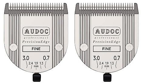 AUDOC 2-Pack Professionelle Tier-5-in-1-Klinge mit Verstellbarer Schnittlänge von 0,7–3 mm,kompatibel mit Wahl Arco,Bravura und Moser Arco 1870/1871/1872/1873/1854